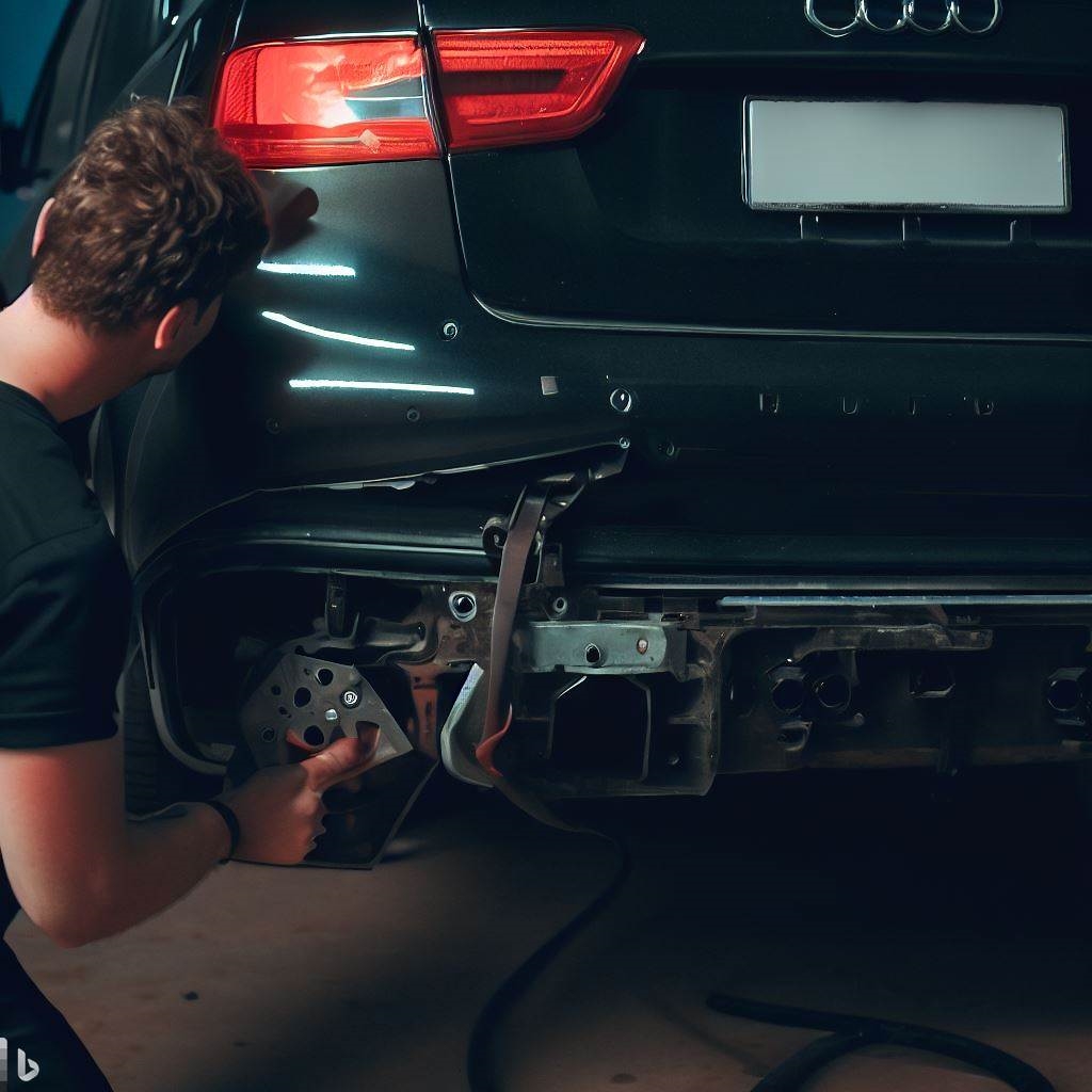 Jak zdjąć tylny zderzak Audi A3 8L